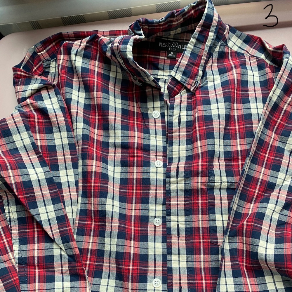 J. Crew Men's Mercantile Flex long sleeved shirt